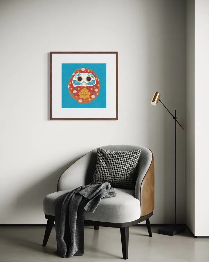 Daruma in bloom - Ani-chan Studio
