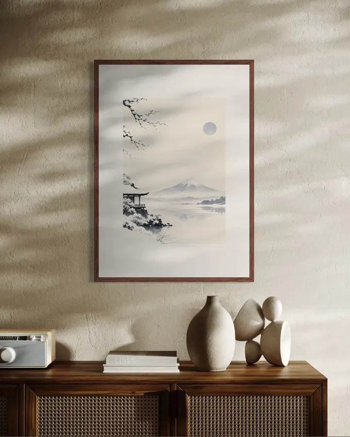 Winter Silence — Mount Fuji  冬月 — 富士山 - ekomaru