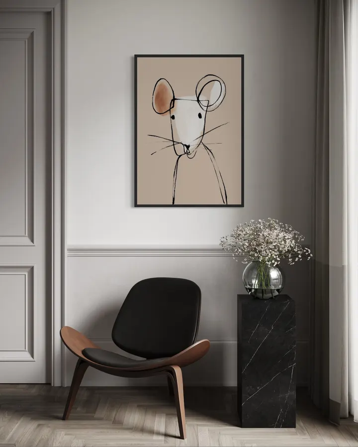 Curious Mouse - PosterCircus