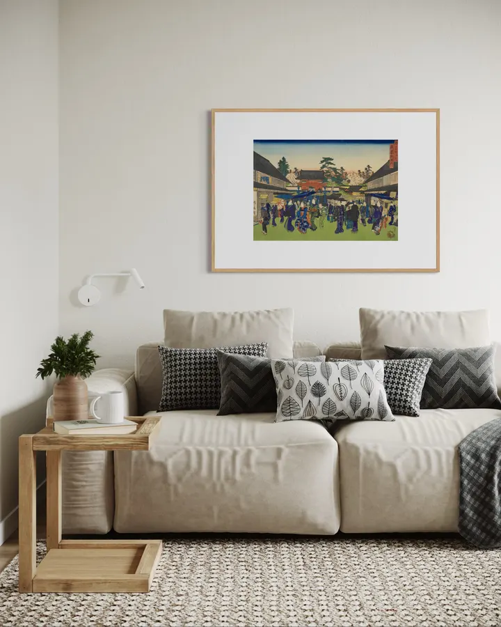 Japanese Wall Art Print - Yasaka Shrine West Gate