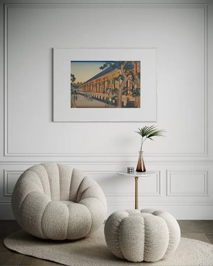 Japanese Wall Art Print - Sanjusangendo - VIEWFIND