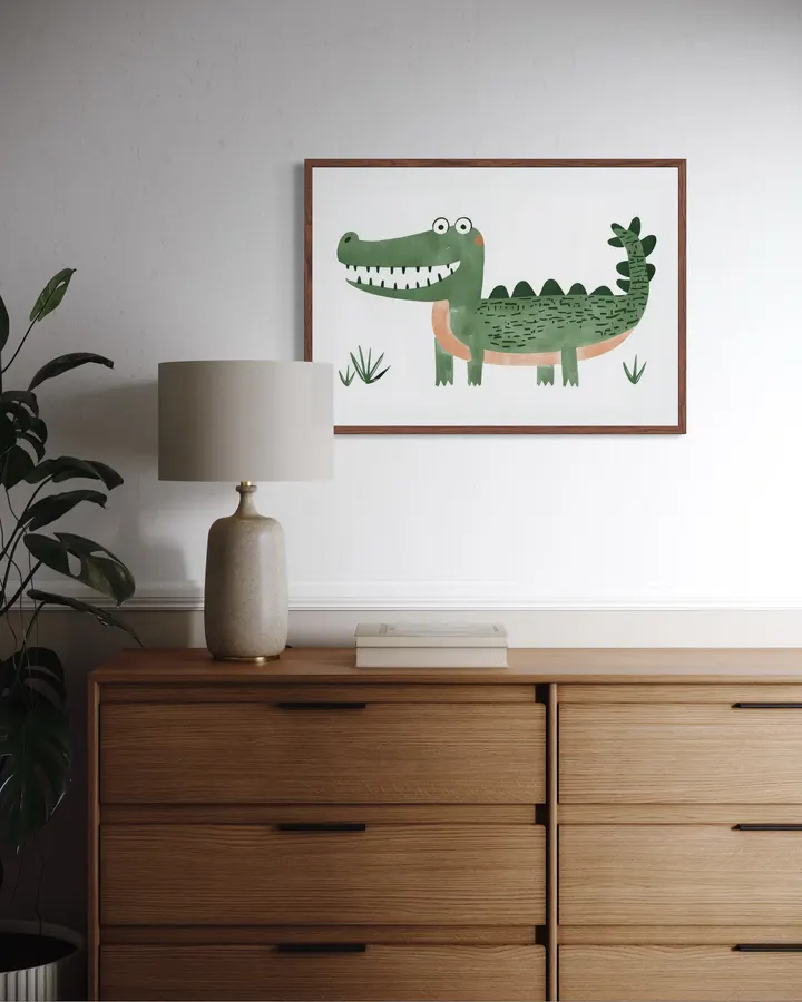 Happy Crocodile - PosterCircus