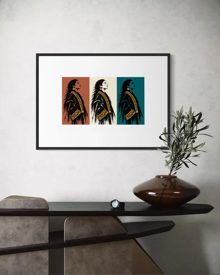 Quiet Strength — Ainu Woman Triptych｜静かな強さ — アイヌの女性・三色の肖像 - NATSUKASHI