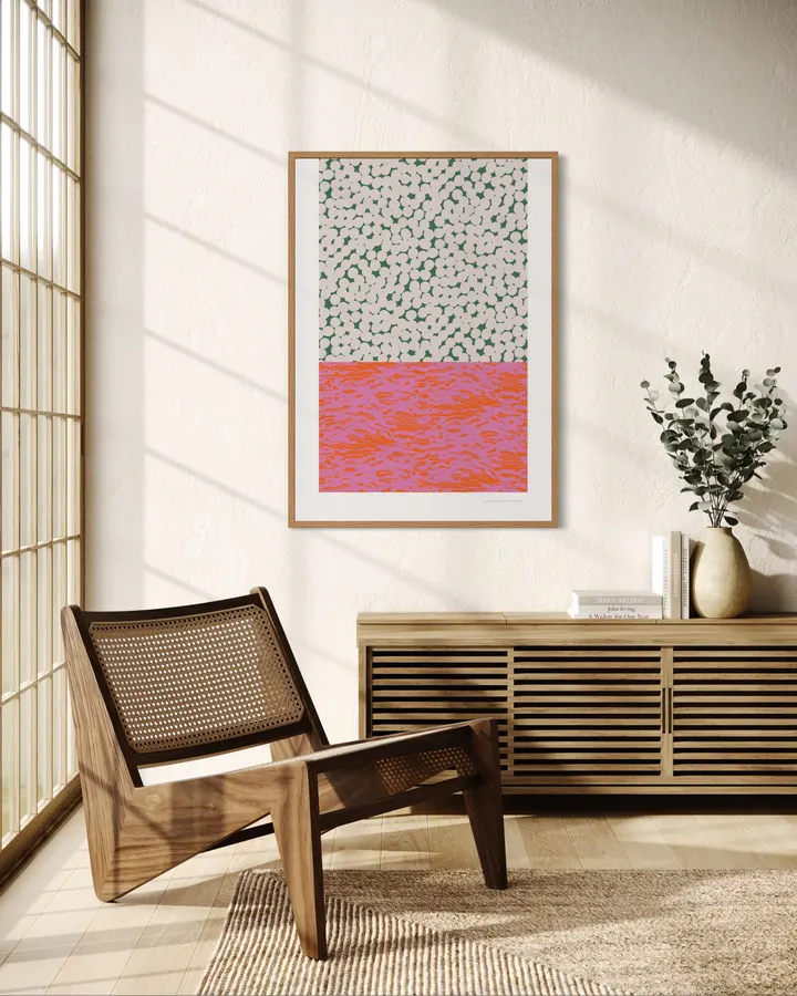 Horizon Collage, green - Leila Simon Hayes