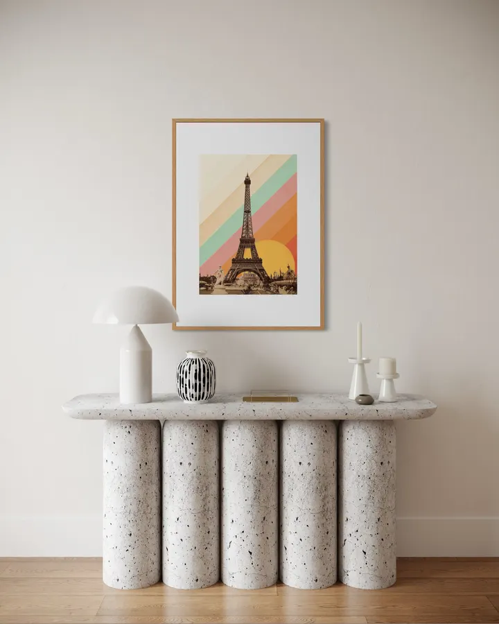Rainbow Eiffel Tower Paris - Florent Bodart