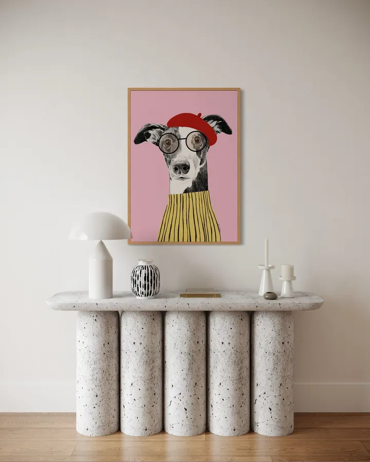 Dog with a beret - El buen limon