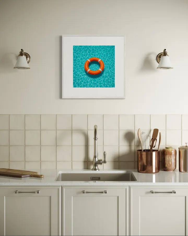 Orange Lifebuoy - sara fraysse