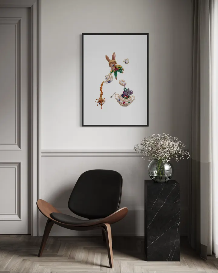 Alice in the Enchanted Grove — March Hare & Dormouse - YOKO SASHIDA