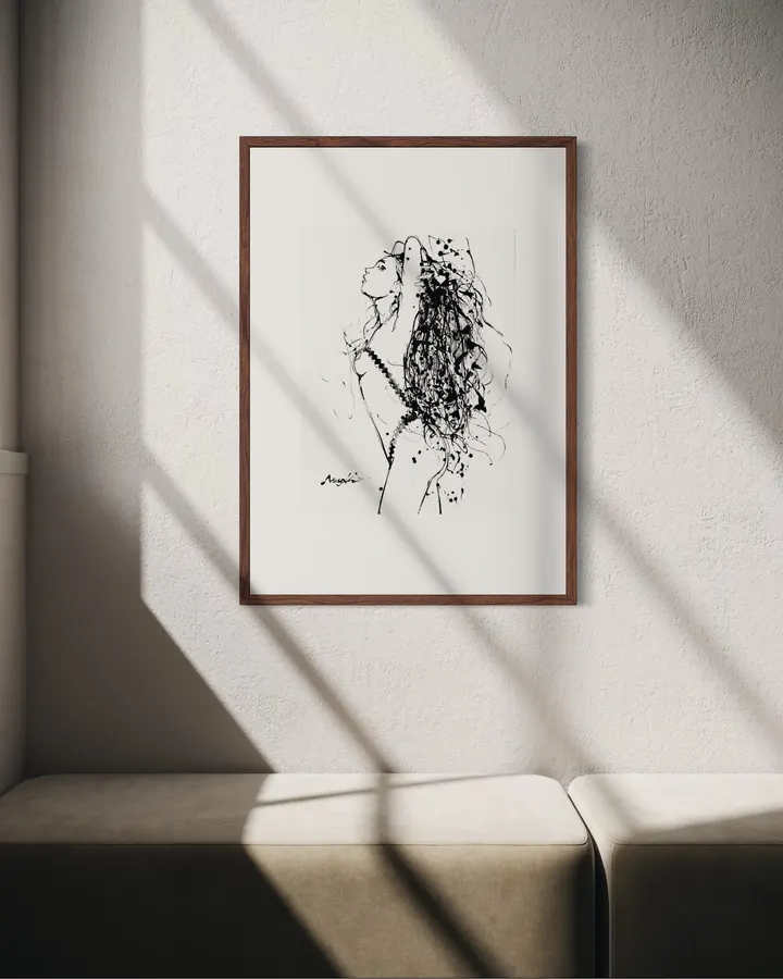 Girl with explosive hair Ⅱ