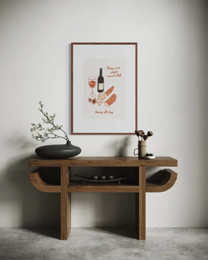Wine & Cheese Social Club - PosterCircus