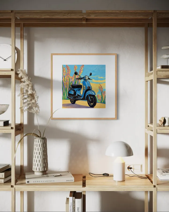 Blue Vespa Dreams