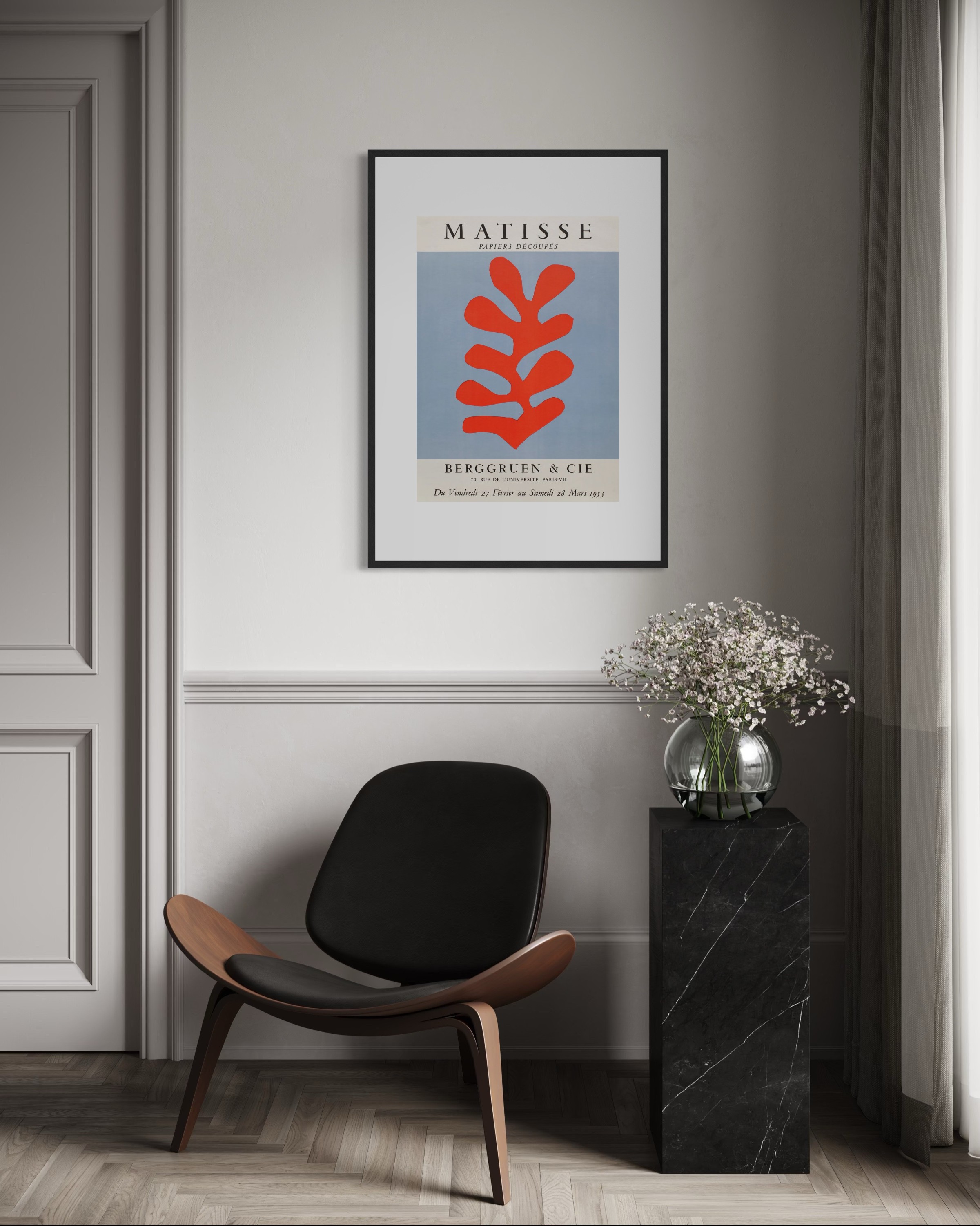 Poster for a Matisse exhibition in Paris 1953