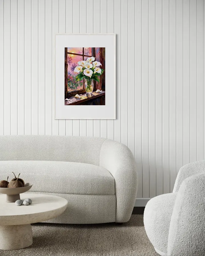 窓辺のカラー / Calla Lilies by the Window