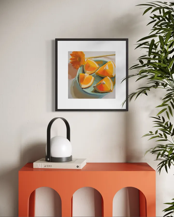 Four Oranges and Daisy