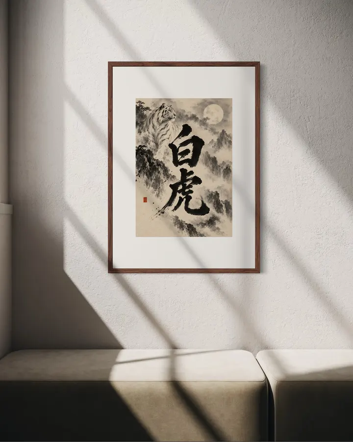 White Tiger｜白虎｜西の守護 - Cozy Mochi Studio