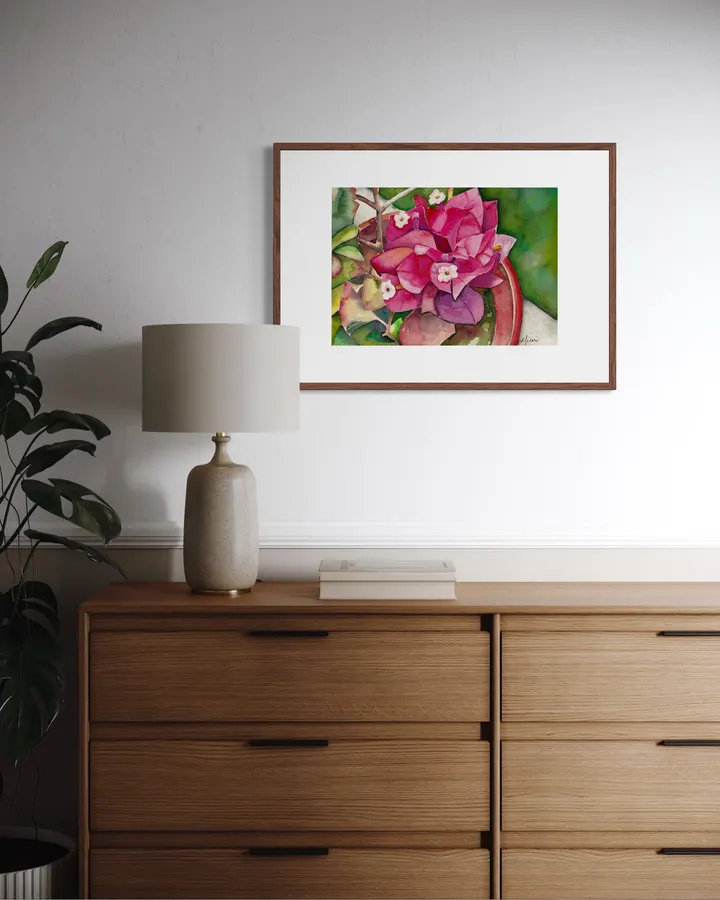 Bougainvillea in a Pot - Midori Cowart