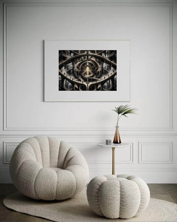 The Infinite Eye | Optical Illusion Art - konkapo00