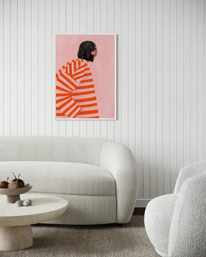 The woman with the Orange Stripes - Bea Muller