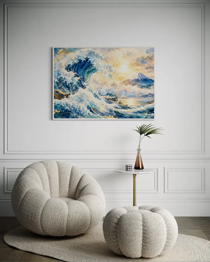 Tidal Symphony in Blue - HIRUHA