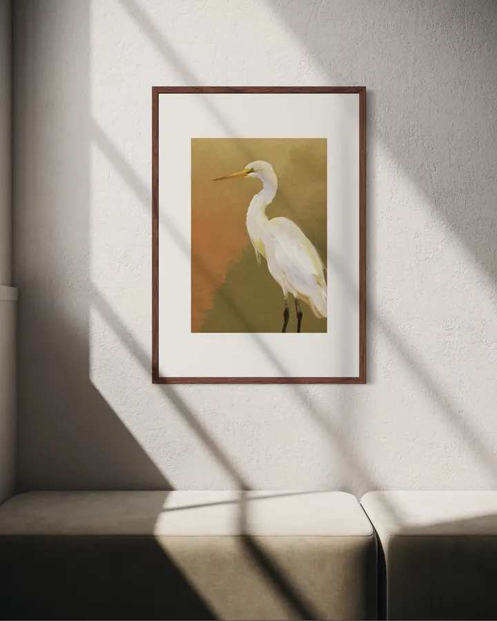 Solitary Great Egret - DOXOLOGY