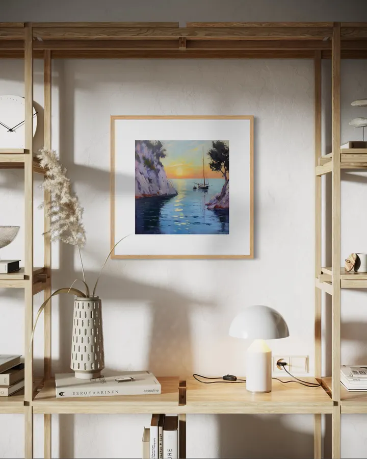 Sunset Sailboat - Elena Avanesova