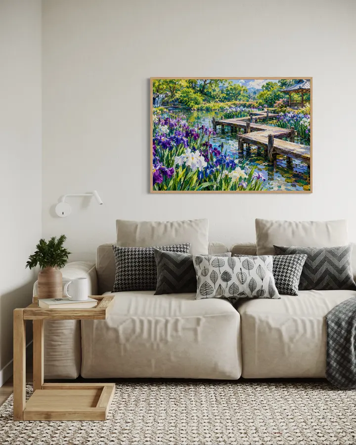 Impasto Wisteria Cascade - HIRUHA