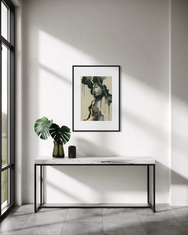 SUMI-墨- Serene Buddha No.2 - Ck