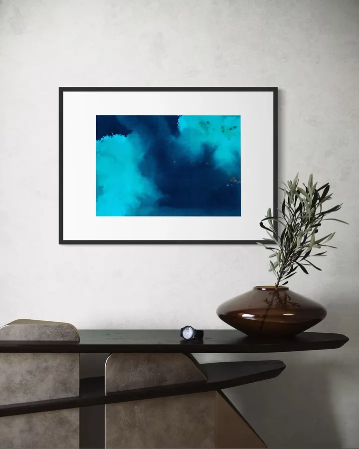 Watercolor Blue Water - DOXOLOGY