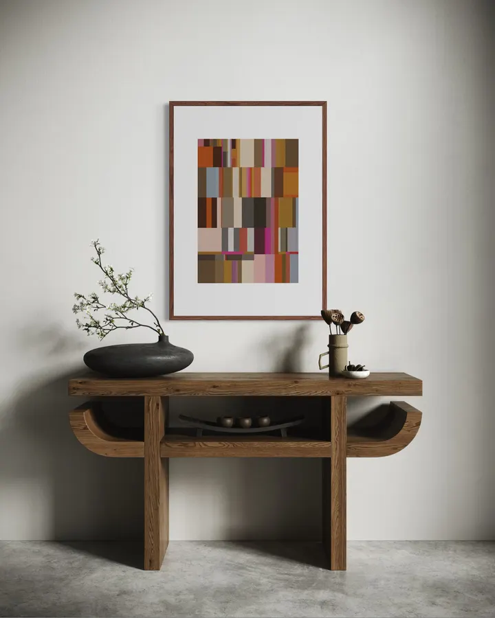 Abstract Color Block Geometric Patchwork - DOXOLOGY