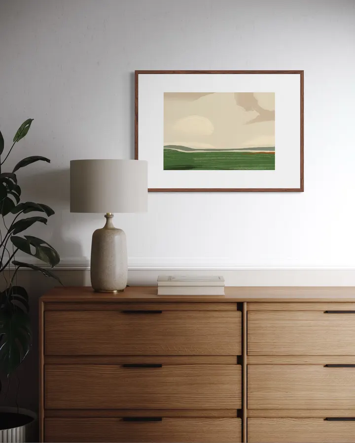 Minimalist Horizon in Sage & Terracotta - Little Dean