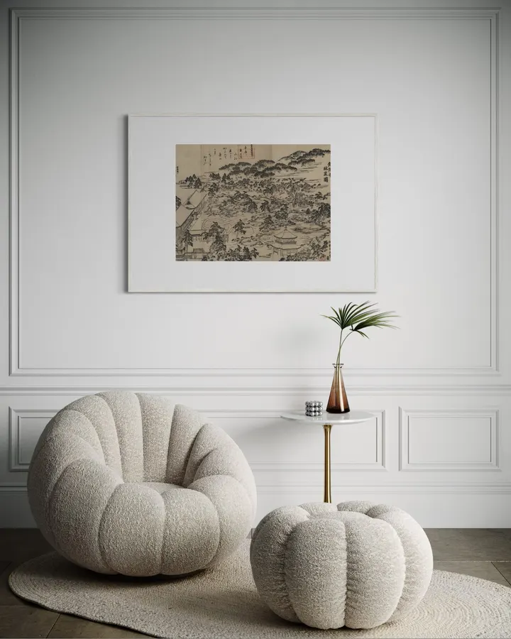 Japanese Wall Art Print - Ginkaku-ji - VIEWFIND