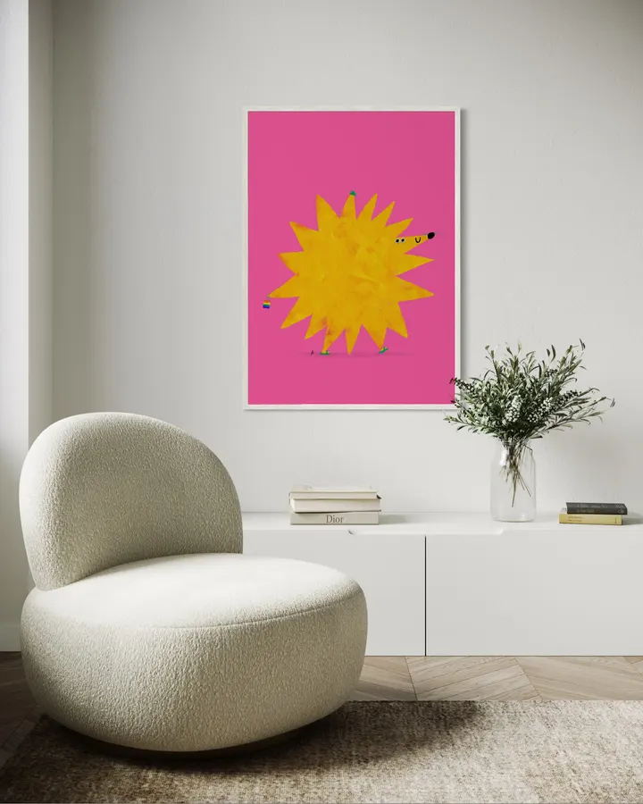 Sunny Hedgehog with Rainbow Tote - Anna Süßbauer