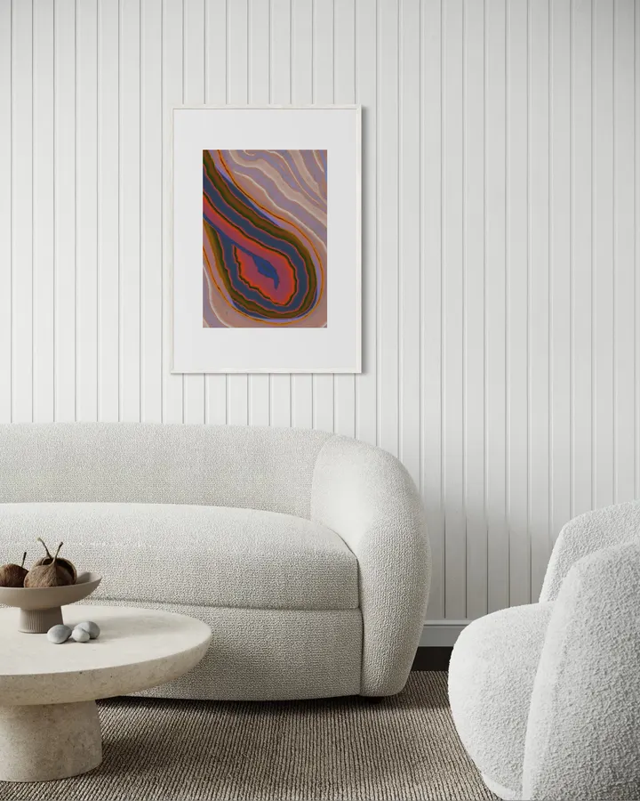 Psychedelic Agate Layered Fluid Art - DOXOLOGY