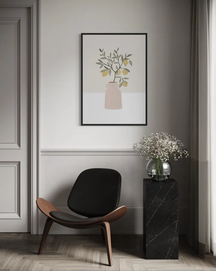 Pottery and Flowers - Lemon Branch - Michal Marko