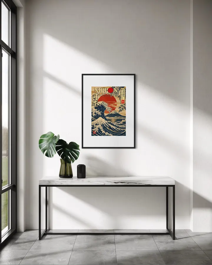 Japanese Great Wave and Mount Fuji