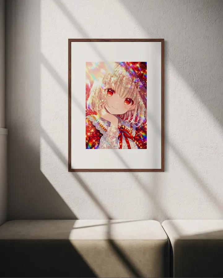 Crimson Maiden #04 -頬杖の微笑み- - clara_彩光の礼拝堂_祈りの聖女たち