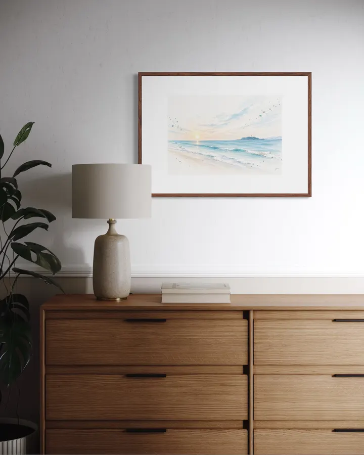 Morning by the Sea | Coastal Light - YumiIroStudio