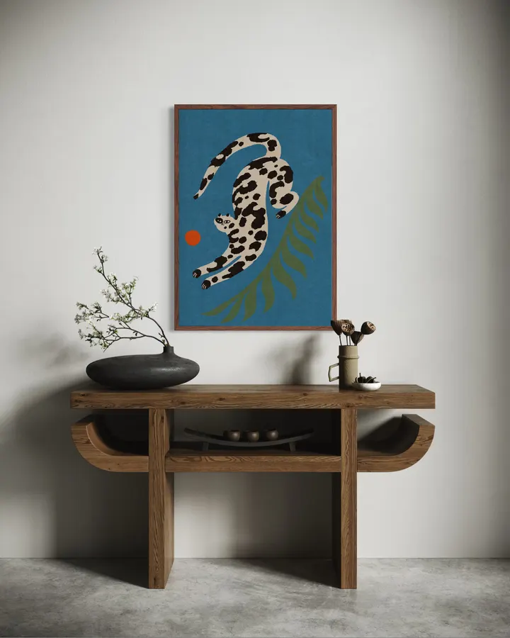 Blue Spotted Panther - Enikő Eged
