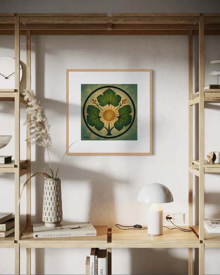 The Hollyhock Crest {Version Two}