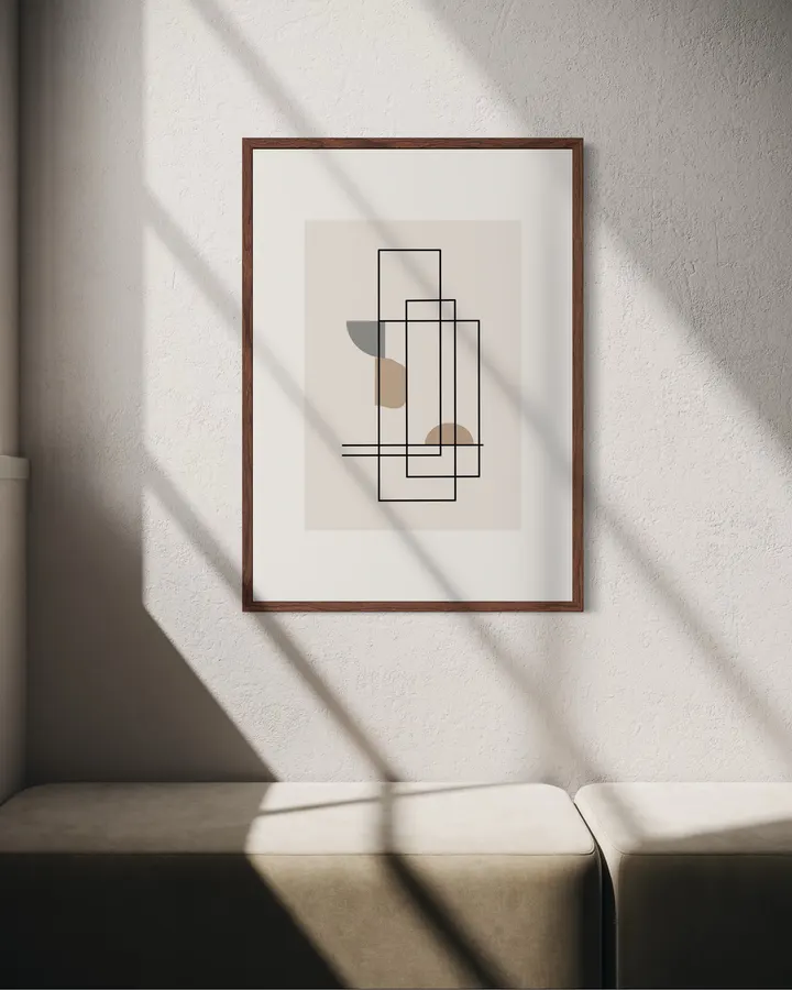 Architectural Rectangles with Terracotta Accents - Little Dean