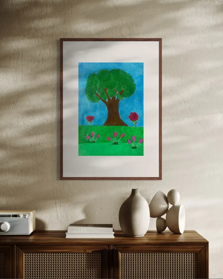 The large oak tree - December dragon
