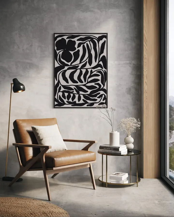 Matisse Style Black and White Botanical - DOXOLOGY