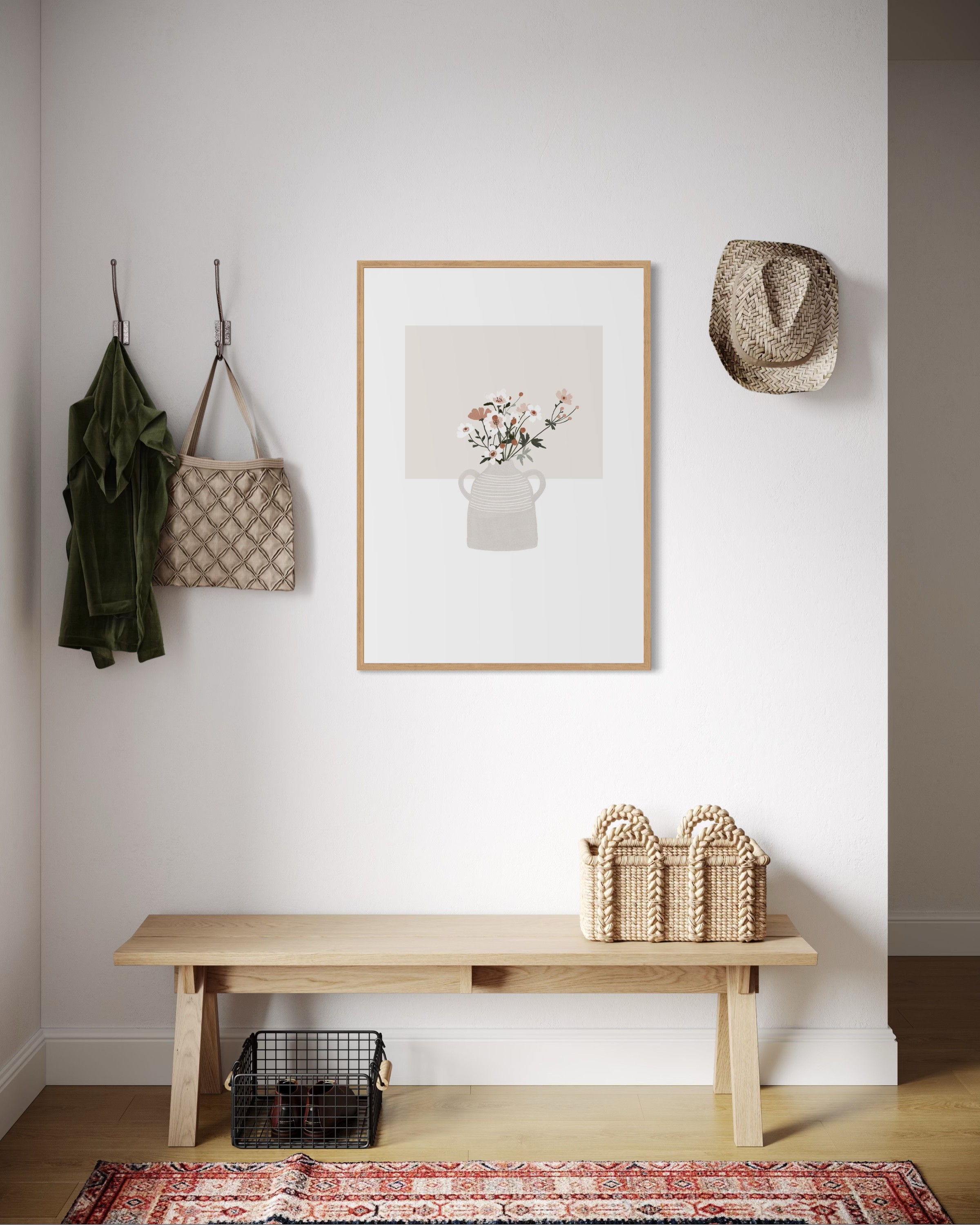 Pottery and Flowers - Anemone