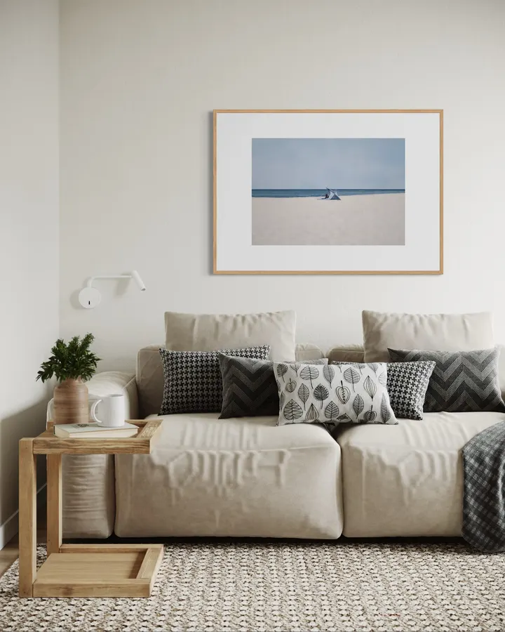 Minimalist Beach Scene on Armona Island, Algarve, Portugal - Hecate Pim