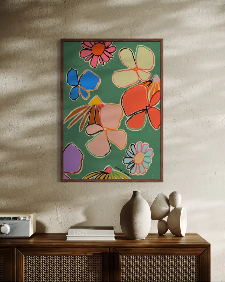 Vintage Garden Green - Sandra Poliakov