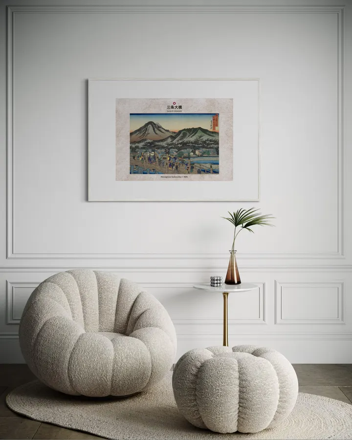 Japanese Wall Art Print - Sanjo Ohashi