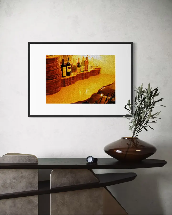 【Cafe & Bar 油彩画風シリーズ】Honey Restaurant