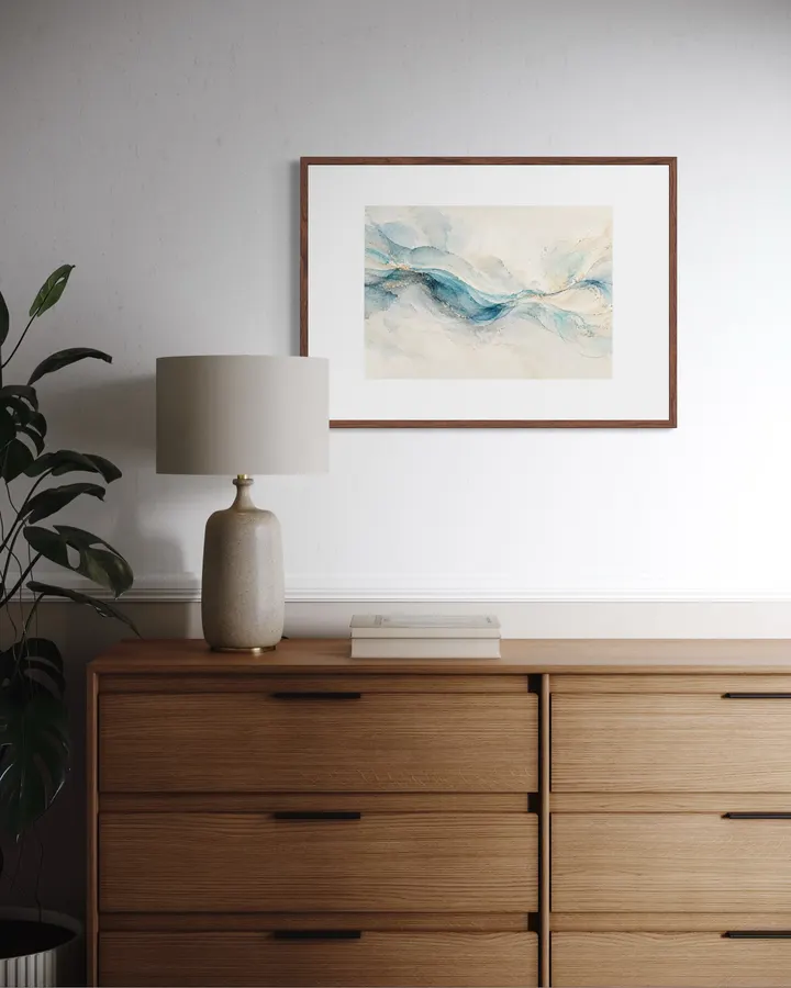 蒼流の余白 - 水と光が描く静寂 | Azure Flow - The Quiet Harmony of Water and Light - Yuzy