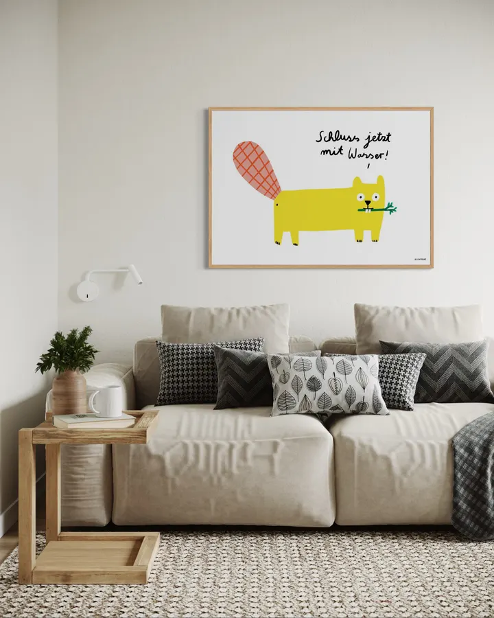 Funny Beaver – I’m done with water! - Au Contraire