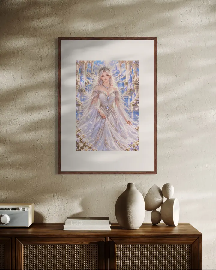 レムリアの女王アイリス ― 愛とクリスタルの光   Iris, Queen of Lemuria – Light of Love and Crystal - 泊真理子